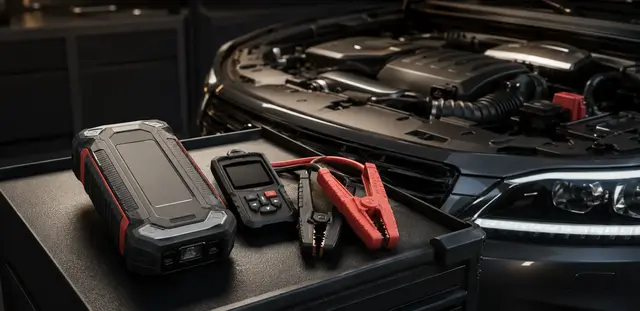 Professional vehicle jump starter