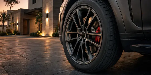 Performance vehicle wheel detail